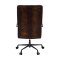 Noknas Office Chair 93175 in Brown Top Grain Leather by Acme