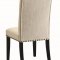 Parking 190162 Set 4 of Dining Chairs in Beige by Coaster