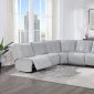 U6066 Modular Power Motion Sectional Sofa in Gray by Global