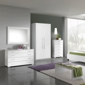 Panarea Bedroom in White by ESF w/Optional Momo Casegoods