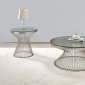 724228 Coffee Table 3Pc Set by Coaster w/Glass Top
