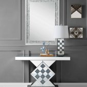 Noralie Console Table 90622 in Mirror by Acme w/Options