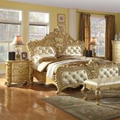 Zelda Bedroom in Gold Tone w/Silver Accent by Meridian w/Options