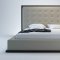 Warm Grey & Wenge 4Pc Modern Bedroom Set w/Oversized Headboard