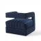 Range Accent Chair in Midnight Blue Velvet by Modway