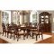 Elana CM3212 Formal Dining Table in Brown Cherry w/Options