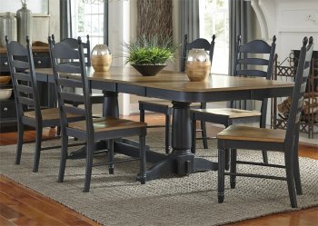 Springfield II Dining Table 7Pc Set 678-CD-52PS S by Liberty [LFDS-678-CD-52PS Springfield II]