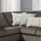 1657 Sectional Sofa in Harlow Ash Fabric by Simmons w/Options