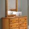 Natural Honey Contemporary Kids Bed w/Trundle & Storage Drawers