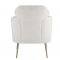 Connock Accent Chair AC00124 in White Faux Sherpa by Acme