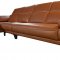 Mercer Sectional Sofa in Adobe Orange Leather by Beverly Hills