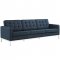 Loft EEI-2052-AZU Sofa in Azure Fabric by Modway w/Options