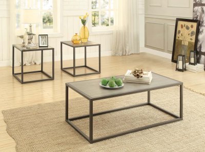 Gage 3559-31 Coffee Table 3Pc Set in Grey by Homelegance