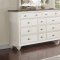 Floresville Bedroom 1821 in White by Homelegance w/Options
