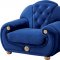 Giza Sofa in Dark Blue Fabric by ESF w/Options