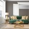 Verdante Sofa SM2271 in Emerald Green Fabric w/Options