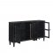 Accent Cabinet 950780 in Black w/Glass Doors by Coaster
