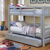 Cameron CM-BK929GY Bunk Bed in Gray w/Optional Trundle