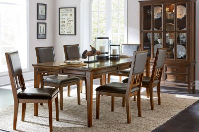Frazier Park 5Pc Dining Room Set 1649-82 Cherry by Homelegance