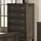 Richfield Bedroom Set 5Pc 117S in Smoke by NCFurniture