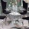 Noralie Dining Table 72955 in Mirrored by Acme w/Options