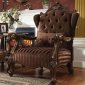 Versaille 52082 Accent Chair in Brown Velvet Fabric by Acme