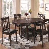 Lavon Dining Set 5Pc 102671 in Espresso by Coaster w/Options