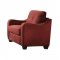Cleavon 53560 Sofa & Loveseat Set in Red Linen by Acme w/Options