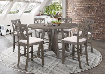 Athens 5Pc Counter Ht Dining Set 109858 in Barn Gray by Coaster [CRDS-109858-Athens]