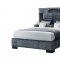 Oscar Upholstered Bed in Domino Granite by Global