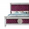 Varian Bedroom 27370 Burgundy Velvet & Mirrored - Acme w/Options