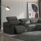 Murray Power Motion Sectional Sofa Slate Leather - Beverly Hills