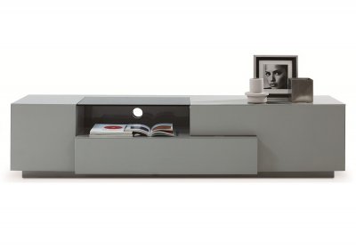 TV015 TV Stand in Grey Lacquer by J&M Furniture