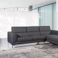 MB-1364 Sectional Sofa in Grey Fabric by Grako