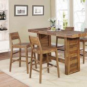 Tucson 5Pc Bar Set 182191 in Varied Natural by Coaster w/Options