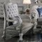 Dresden Chair LV02246 Bone White & Leatherette by Acme w/Options