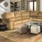 Butternut Micro Suede Contemporary Reclining Sectional Sofa