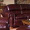 Leather Italia Classic Merlot Vail Sofa & Loveseat Set w/Options