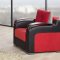 Divan Deluxe Sectional Sofa in Red Fabric by Casamode