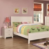 400761 Ashton Kids Bedroom 4Pc Set in White by Coaster w/Options