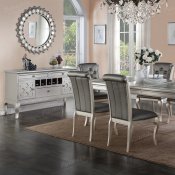 F2151 Dining Table in Silver Tone by Boss w/Options