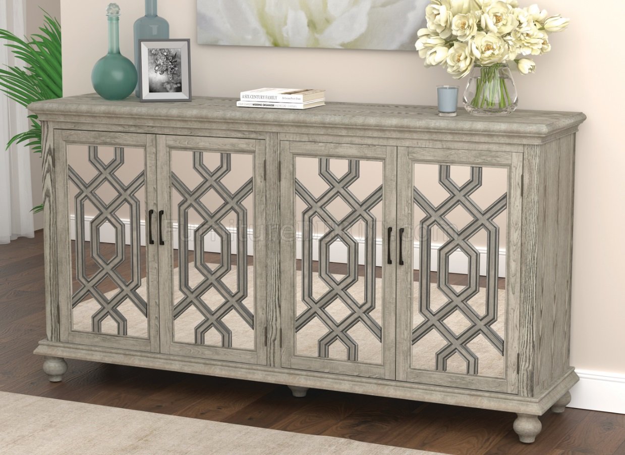 952845 Accent Cabinet in Antique White by Coaster - Click Image to Close