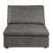 Margot Modular Sectional Sofa LV01980 in Gray Leather by Acme