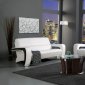 SM6013 Enez Sofa in White Leatherette w/Options