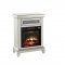 Noralie Electric Fireplace 90866 in Mirrored by Acme