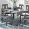 Fulbright Dining Set 5Pc 5520-78 in Gray by Homelegance
