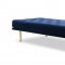 Caesar Sofa Bed in Blue Fabric by J&M Furniture
