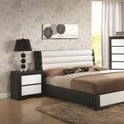 203331 Kimball Bedroom in Black & White by Coaster w/Options