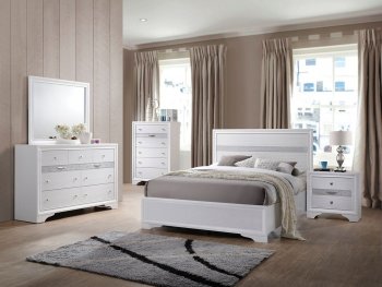 Naima Youth Bedroom Set 4Pc 25760 in White by Acme [AMKB-25760-Naima]