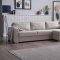 Cooper Sectional Sofa in Beige Fabric by Bellona